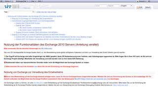 ExchangeZugang < Exchange < ZIVwiki