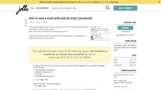 How to send e-mails with web.de smtp? [closed] - together.jolla.com