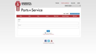 Kenworth - Log In to Kenworth Parts & Service