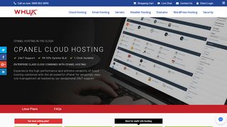 cPanel Cloud Hosting, Shared Linux Hosting - Web hosting UK