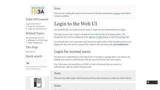 Login to the Web UI — privacyIDEA 2.2 documentation