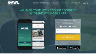 AWL Mobile App - American Web Loan