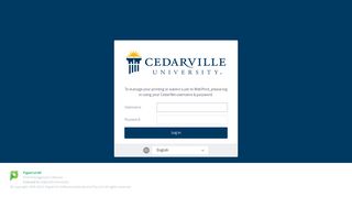 PaperCut Login for Cedarville University