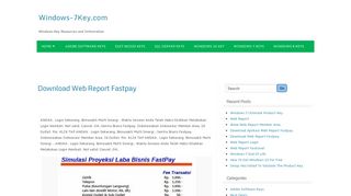 Download Web Report Fastpay – Windows-7Key.com