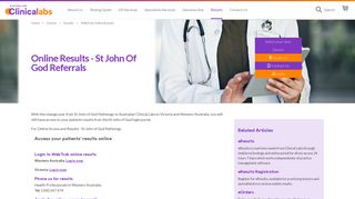 Online Results - Australian Clinical Labs