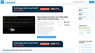 Visit Rapid.dealerconnection.com - Web Single Login SecurID ...