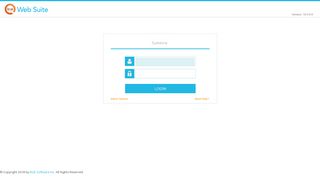 Web Suite 2018 Login