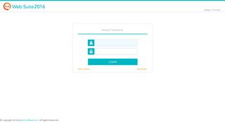 Web Suite 2016 Login