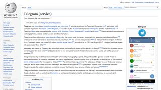 Telegram (service) - Wikipedia