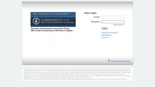 Accellion Secure File Transfer - Commerce.gov