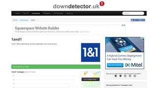 1and1 UK down? Current outages and problems | Downdetector