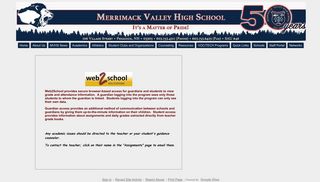 Web2School - MVHS