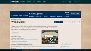 Web3 Mirror | Castle Age Wiki | FANDOM powered by Wikia