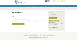 Patient Portal - Midland Medical Midland Medical