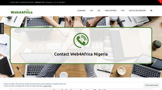 Contact Web4Africa Nigeria - Web Hosting Nigeria, Office, FAQ.