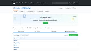 GitHub - ThomasColl/GARDAWebApp: The companion application to ...