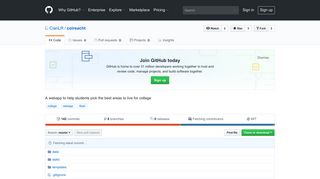 GitHub - CianLR/coireacht: A webapp to help students pick the best ...