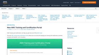 New AWS Training and Certification Portal | AWS News Blog