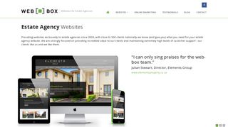 Web-box | Estate Agency Websites