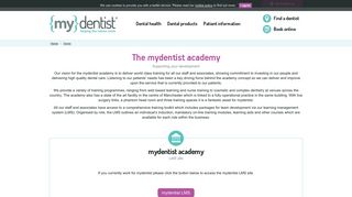 mydentist.co.uk | The Academy Supporting Your Development