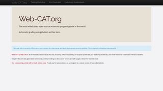 User account | The Web-CAT Community