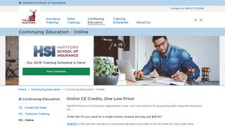Continuing Education | Online | Hartford School of Insurance