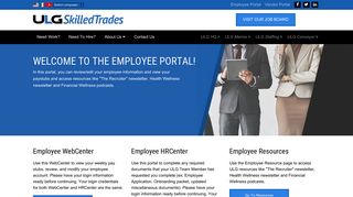 Employee Portal | ULG SkilledTrades