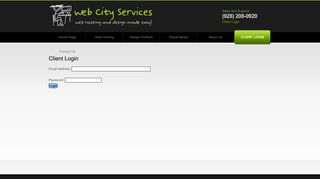 Client Login - Web City Services