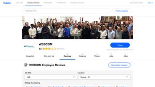 Working at WEBCOM: Employee Reviews | Indeed.com