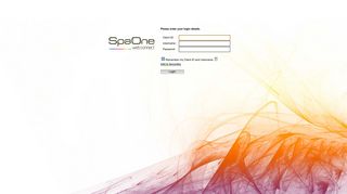 SpaOne WebConnect - Login