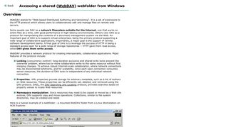Accessing a shared (WebDAV) webfolder from Windows - Akadia