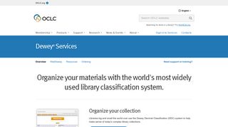 Dewey Services - OCLC