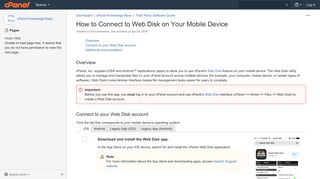 How to Connect to Web Disk on Your Mobile Device - cPanel ...