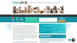 Web DVM | Health, advice, and information online community for dog ...