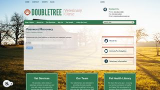 Password Recovery | Veterinarians Little Rock | Doubletree Veterinary ...