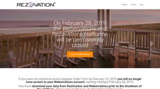 Internet Booking Engine, Online Availability - Webervations - Sign ...