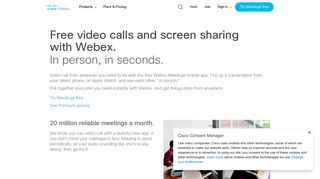 Cisco Webex | Free Video Calls & Screen Sharing