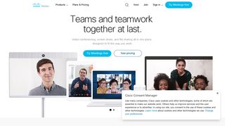 Cisco WebEx — Online Meetings and Video Conferencing