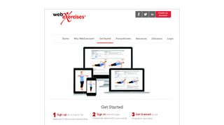 Get Started | WebExercises | WebExercises