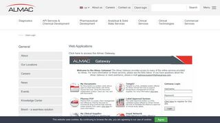 Client Login - Almac