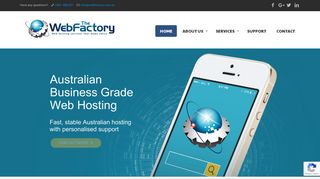The Web Factory: Australian Web Hosting, Cloud Email, Domain Names
