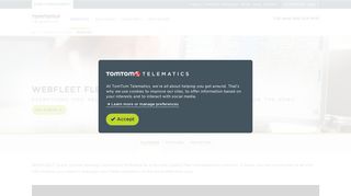 Fleet Management Software WEBFLEET — TomTom Telematics US