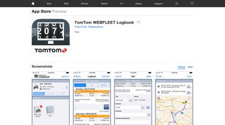 TomTom WEBFLEET Logbook on the App Store - iTunes - Apple