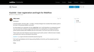 Keyfold - User registration and login for Webflow - Workflow Apps ...