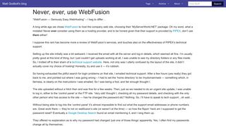 Never, ever, use WebFusion — Matt Godbolt's blog