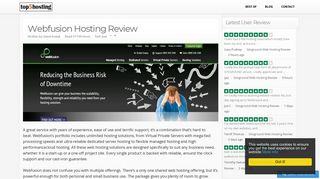 Webfusion Hosting Review - top5hosting.co.uk - UK web hosting