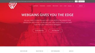 WEBGAINS GIVES YOU THE EDGE | Are you ready to lead the pack ...