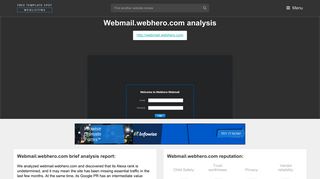 Webmail Webhero. Webhero Webmail :: Welcome to Webhero Webmail