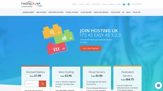 Hosting UK: Domain Name registration and Web Hosting