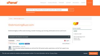 WebHostingBuzz.com - Hosting Partner Directory | cPanel, L.L.C.